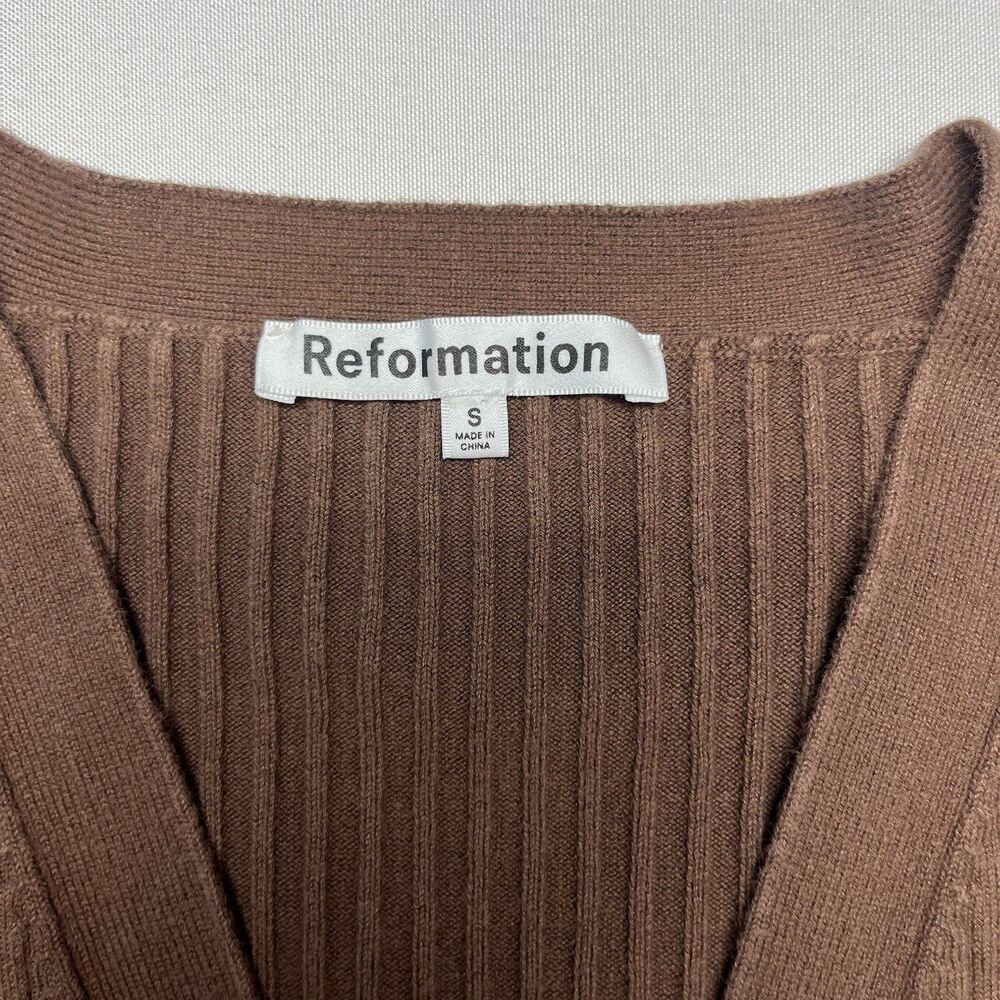Reformation Ribbed Sweater Dress - Picture 7 of 9